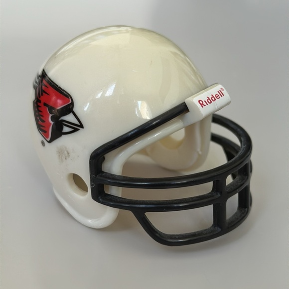 NCAA Ball State Cardinals Vintage Pocket Pro Mini Riddell Football Helmet - Picture 2 of 7
